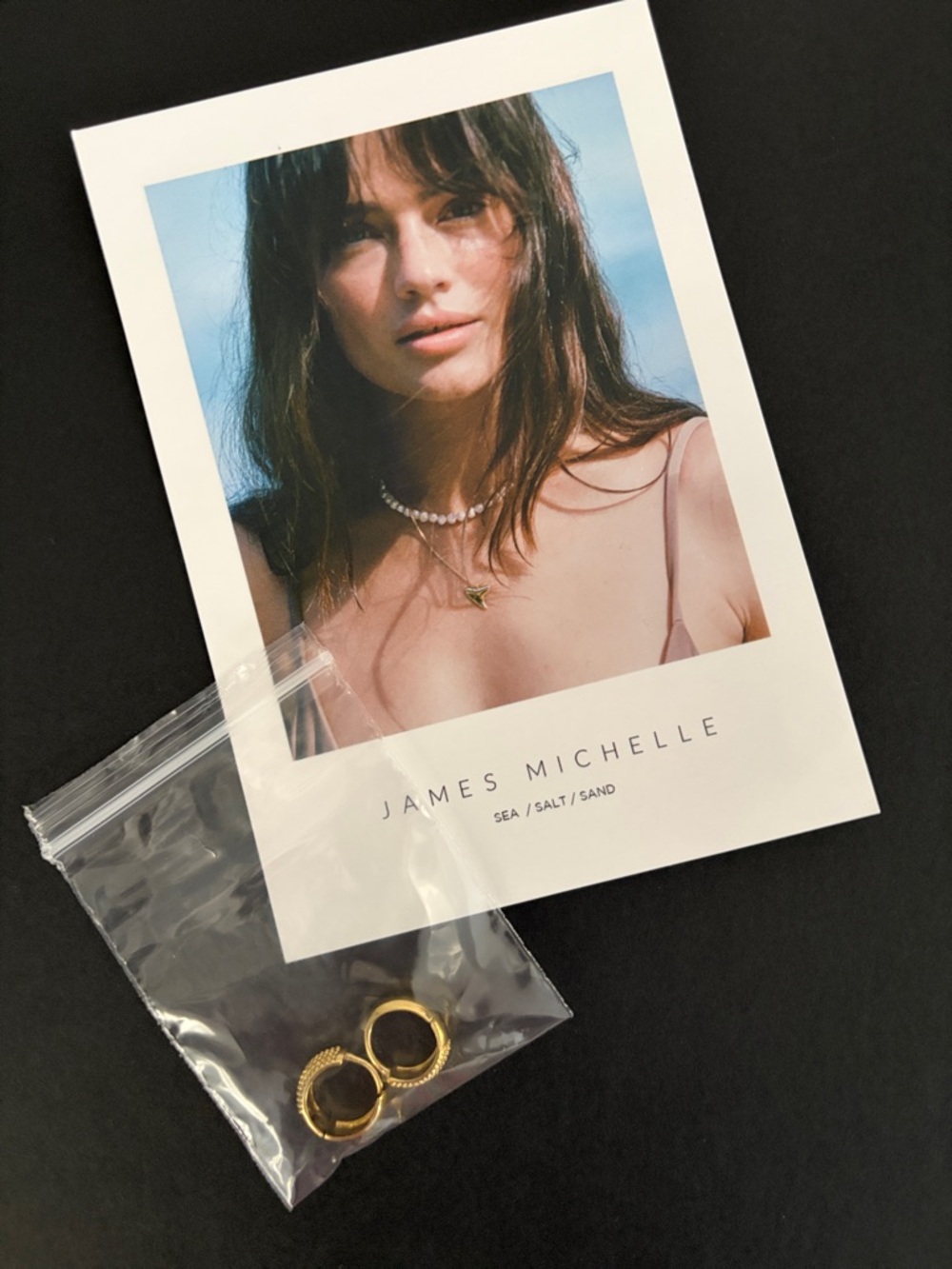 James Michelle Jewelry Earrings TEXTURED MINI HUGGIES Gold